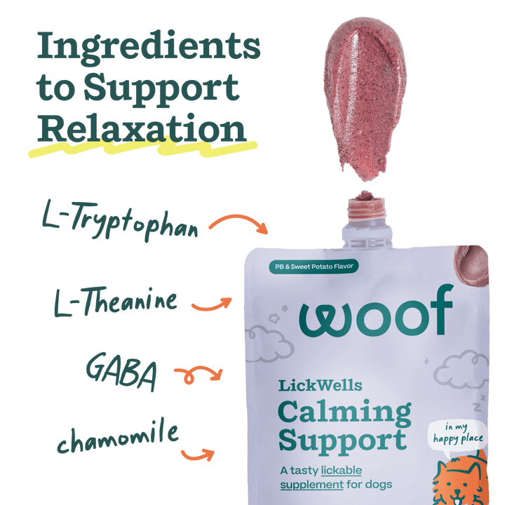 WOOF DOG LICKWELLS CALMING SUPPORT 12OZ