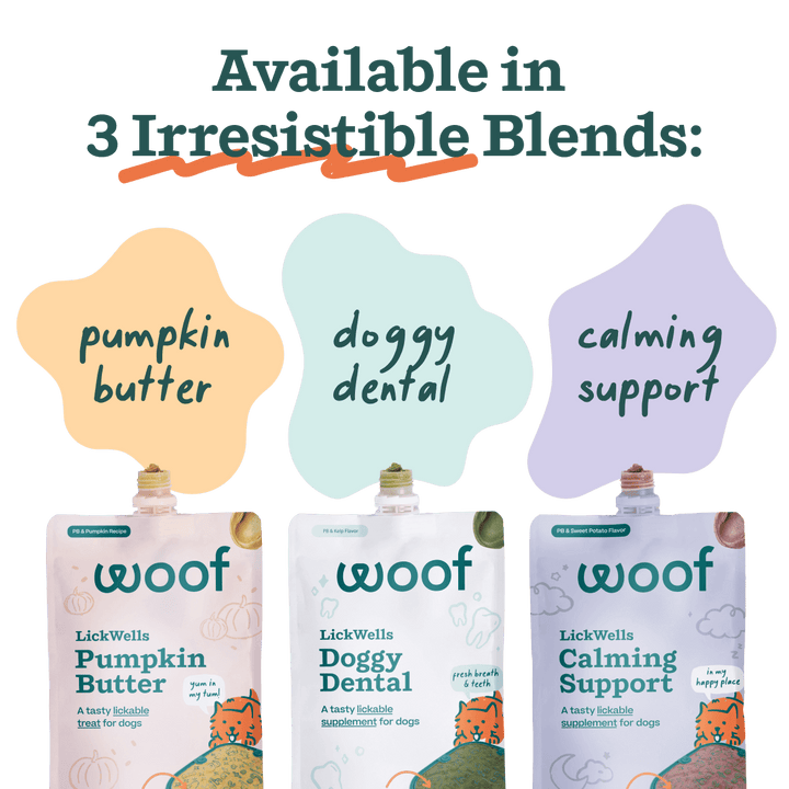 WOOF DOG LICKWELLS PUMPKIN BUTTER 12OZ