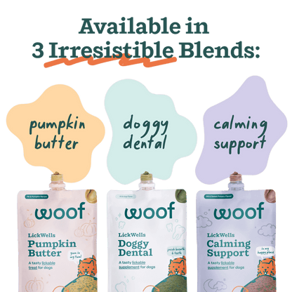 WOOF DOG LICKWELLS PUMPKIN BUTTER 12OZ