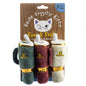 Kitty Snuggly Cup Holiday 3-Pack (Red, Ivory, & Green) Catnip Toys