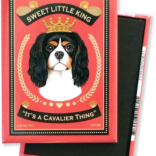 Dog Magnet - Cavalier King Charles "Sweet Little King"