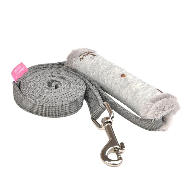 Pinkaholic Eira Leash, Melange Grey