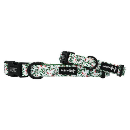 Dog Christmas Collar - Under the Mistletoe