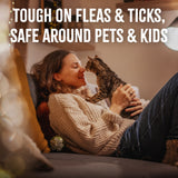 TropiClean Natural Flea + Tick Waterless Shampoo for Cats