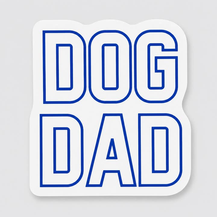 Dog Sticker - Dog Dad