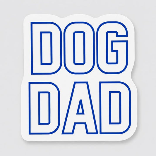 Dog Sticker - Dog Dad