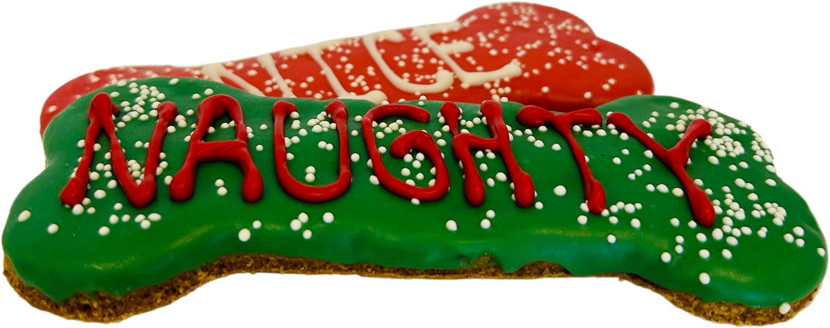 Naughty / Nice 6" Dog Bones
