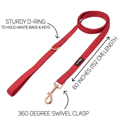 Dog Leash - Merlot