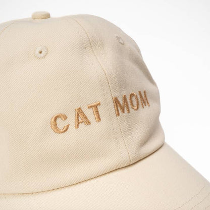 Cat Mom Ivory Hat