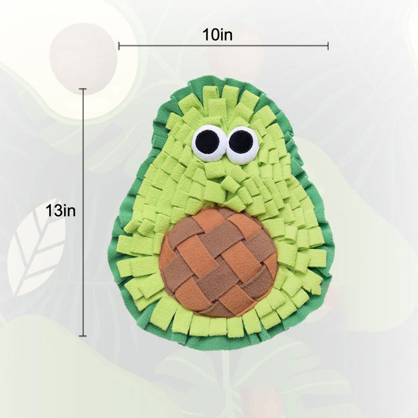 Dog Snuffle Mat - Fruit Snuffle Mat, Avocado