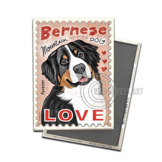 Dog Magnet - Bernese Mountain Dog "Furever Love"