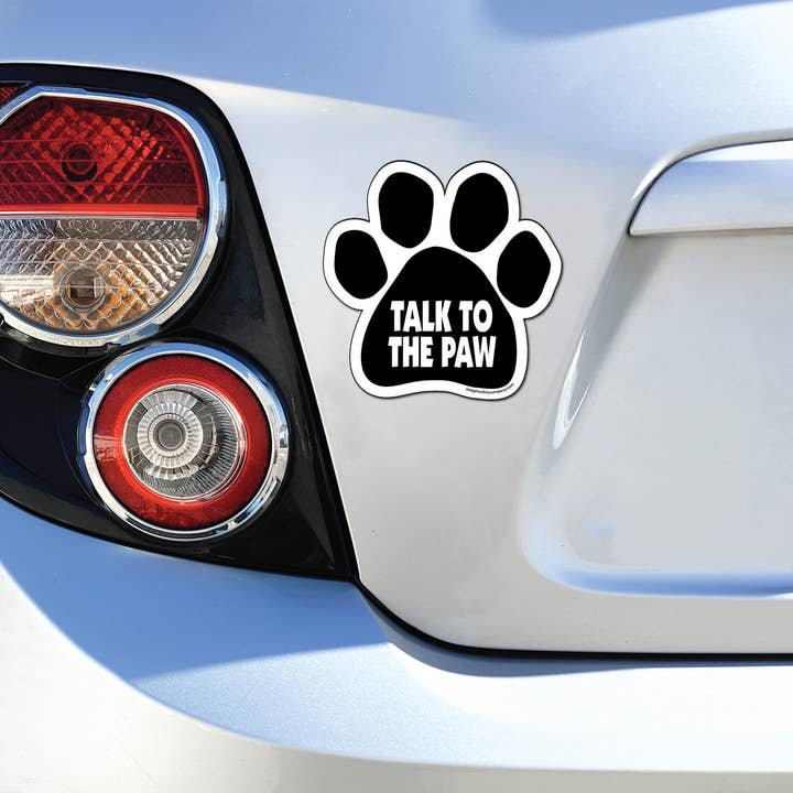 Car Magnet - Talk To the Paw