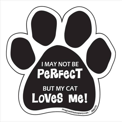 Car Magnet -  My Cat Loves Me