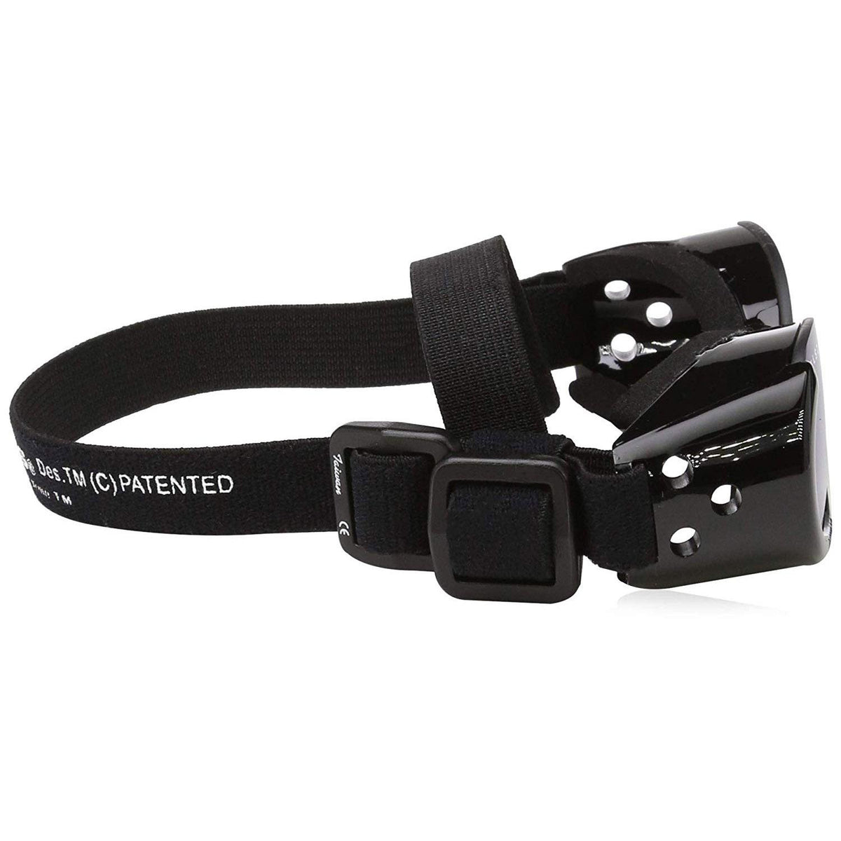 Doggles Vertical Doggles - ILS2 Shiny Black Frame with Mirror Blue Lens – Petshion Boutique