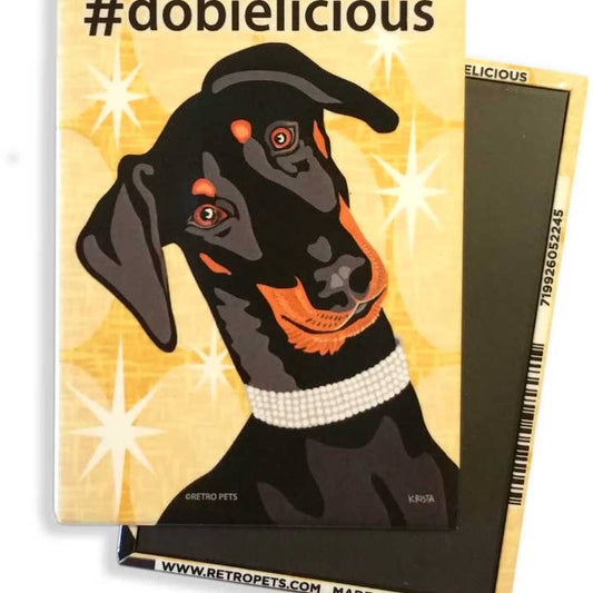 Dog Magnet - Doberman Pinscher "Dobielicious"