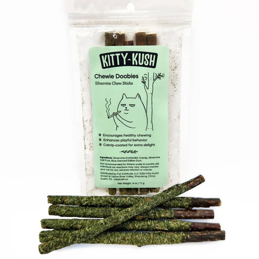 Kitty Kush - Chewie Doobies Silvervine Chew Sticks