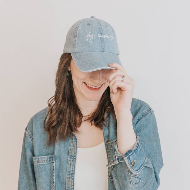 Dog Mama Denim Hat