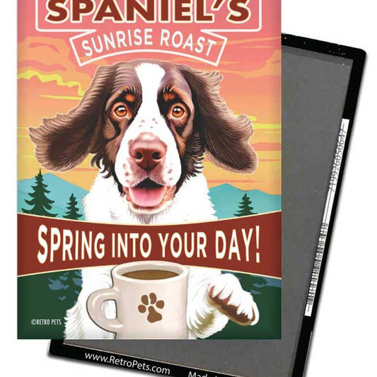 Dog Magnet - Springer Spaniel "Spaniel's Sunrise"Roast