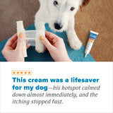 TropiClean HomeVet Hot Spot Cream for Dogs