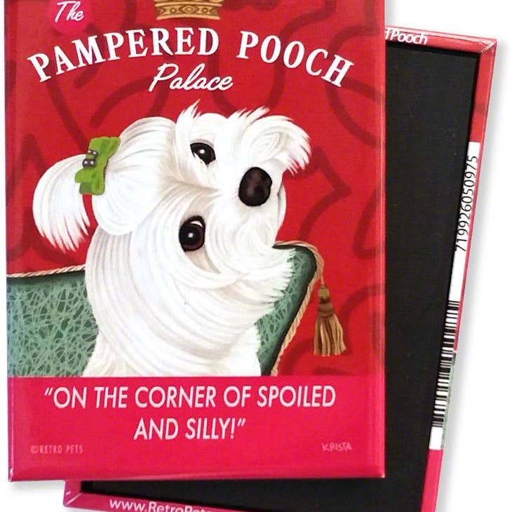 Dog Magnet - Maltese "Pampered Pooch"