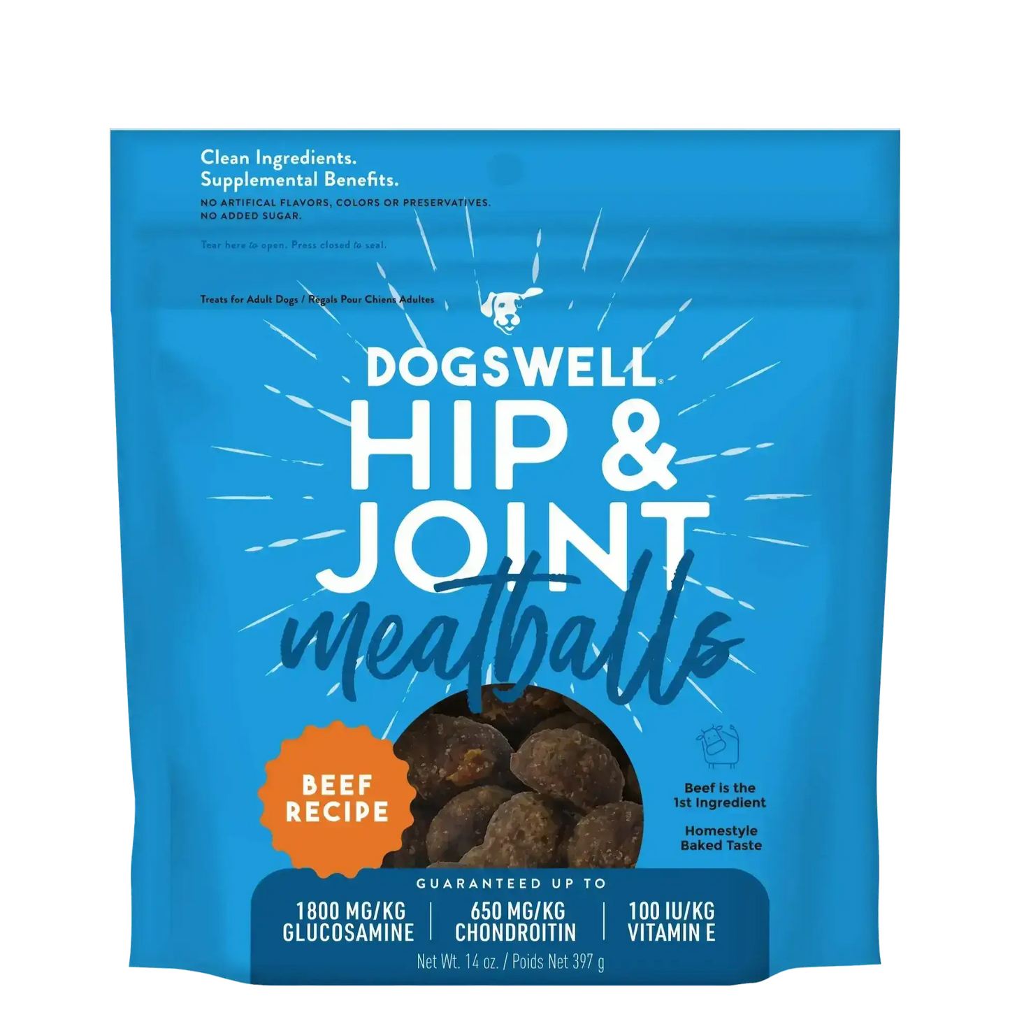 Dogswell Hip & Joint Meatballs, Beef 14oz