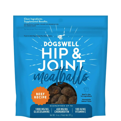 Dogswell Hip & Joint Meatballs, Beef 14oz