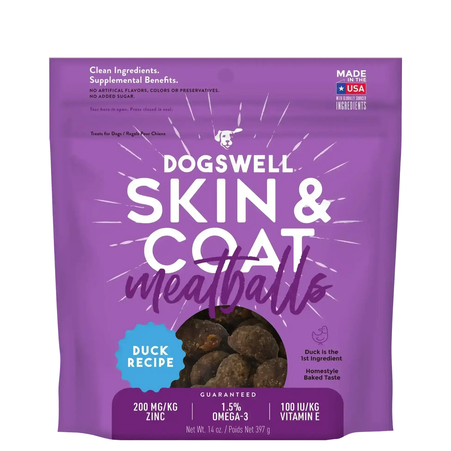 Dogswell Hip & Joint Meatballs, Duck 14oz