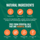 TropiClean Natural Flea + Tick Gentle Cat Shampoo