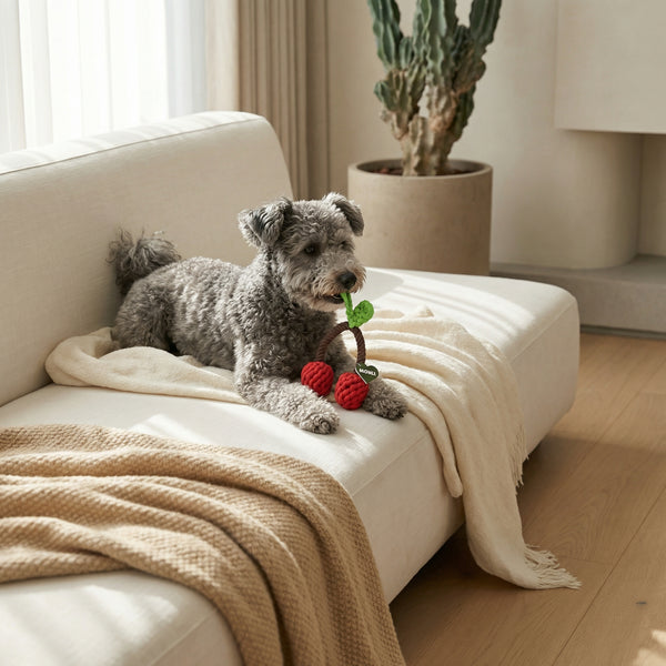 Handcrafted Cherry Pet Rope Toys