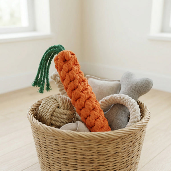 Carrot Rope Toy, Large