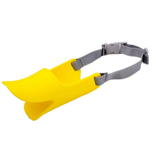 Adjustable Dog Muzzle for Biting & Chewing, duckbill pet muzzle