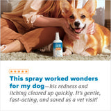 TROPICLEAN HOMEVET DOG & CAT ITCH AND ALLERGY SPRAY 8OZ