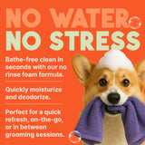 TROPICLEAN DOG WATERMELON WATERLESS SHAMPOO 7.4OZ