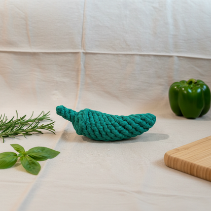 Handcrafted Jalapeno Rope Toys