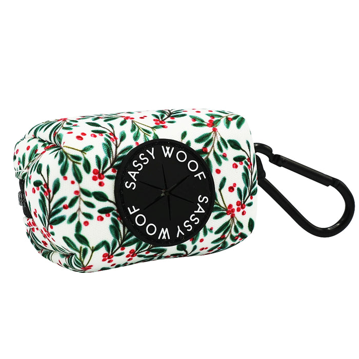 Dog Waste Bag Holder - Under the Mistletoe