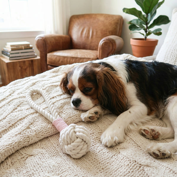 Natural White Tug Rope Toy, Large