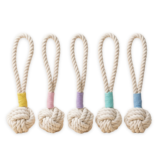 Natural White Tug Rope Toy, Large