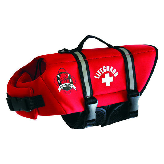 Dog Life Jacket - Neoprene Red