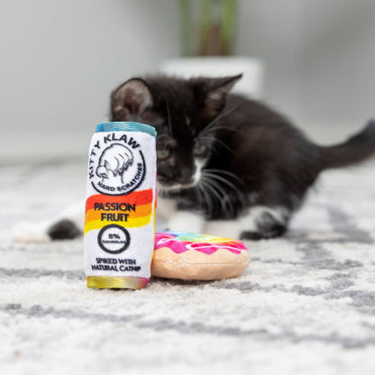 Pride Donut & Kitty Klaw Passion Fruit 2pk Cat Toy