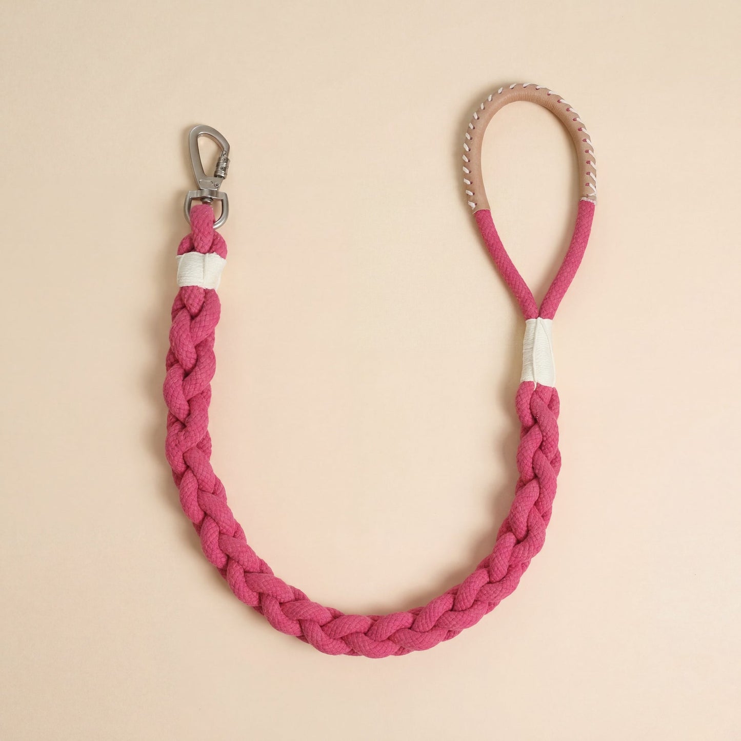 Handmade Sustainable  Cotton Rope Dog Leash, Eco-Friendly