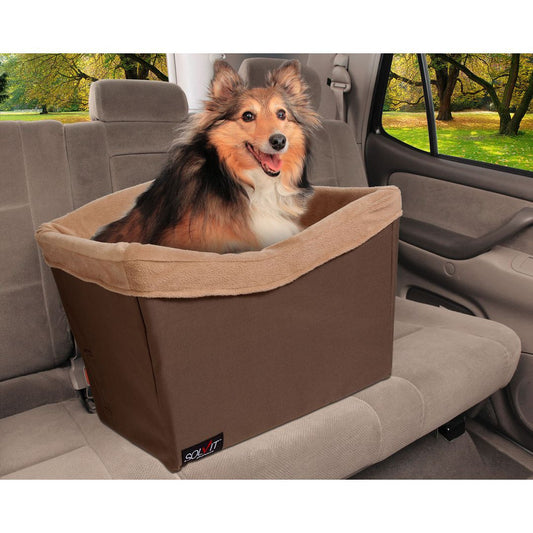 Brown Happy Ride™ Dog Safety Seat