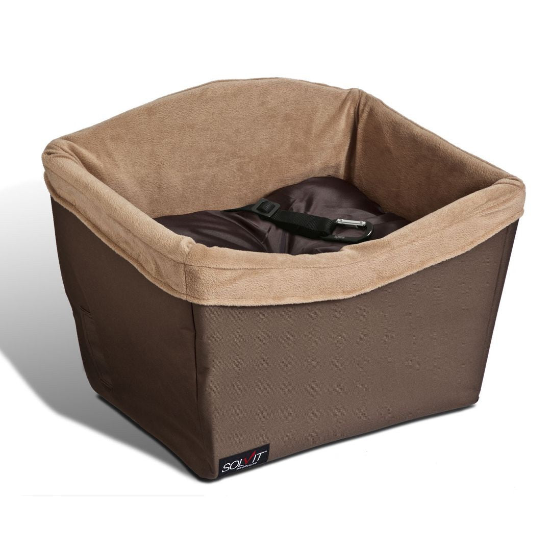 Brown Happy Ride™ Dog Safety Seat