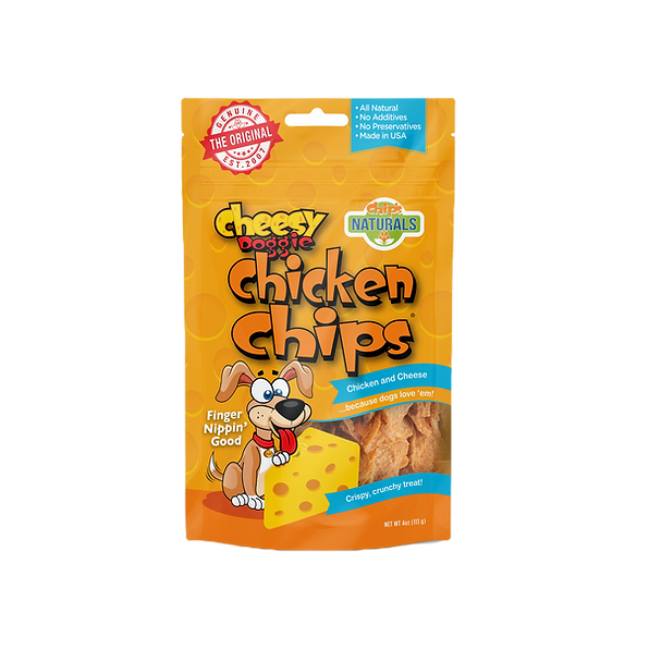 Cheesy Doggie Chicken Chips, 4oz