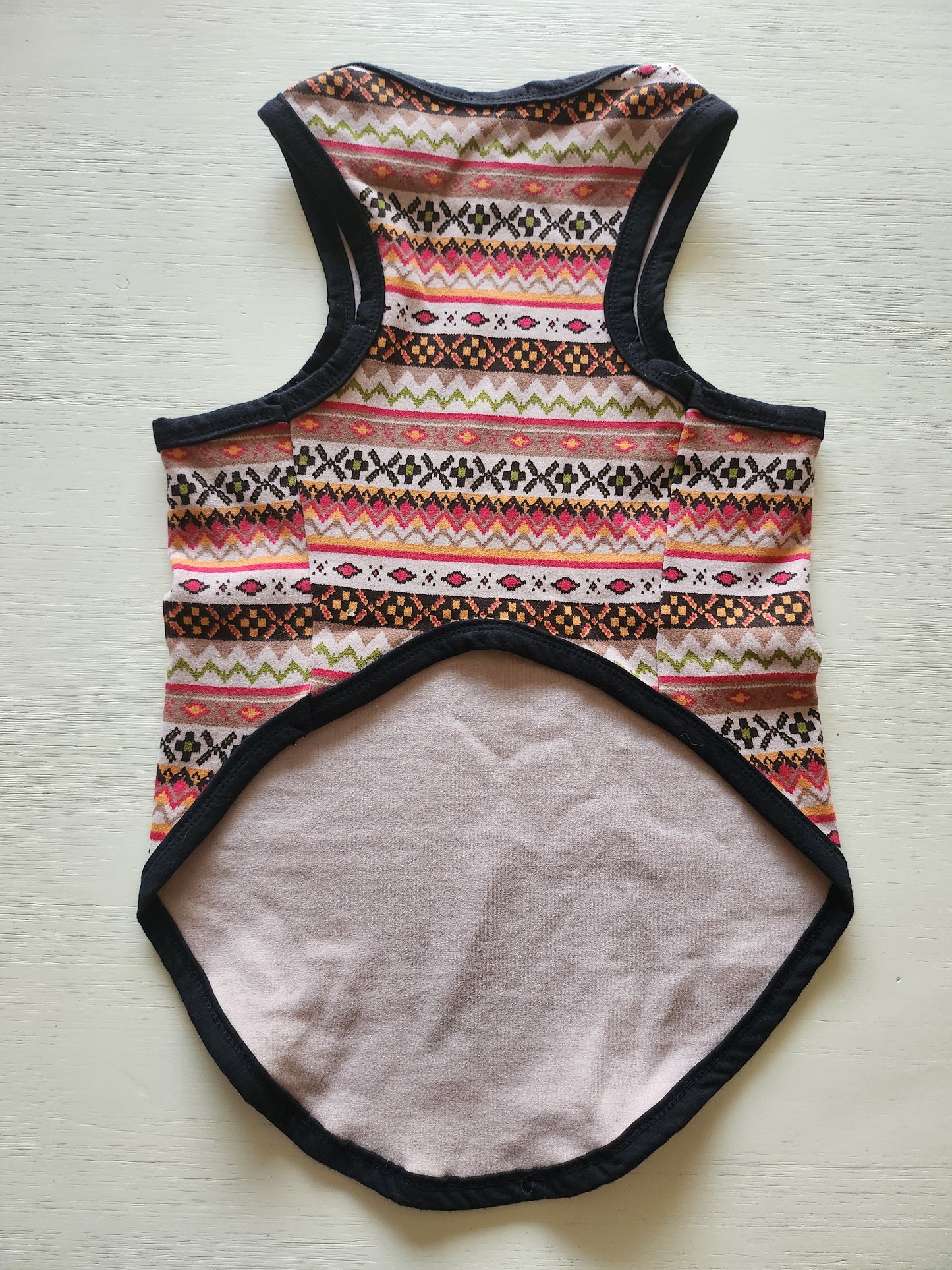 Tribal Tank, Tan/Black *