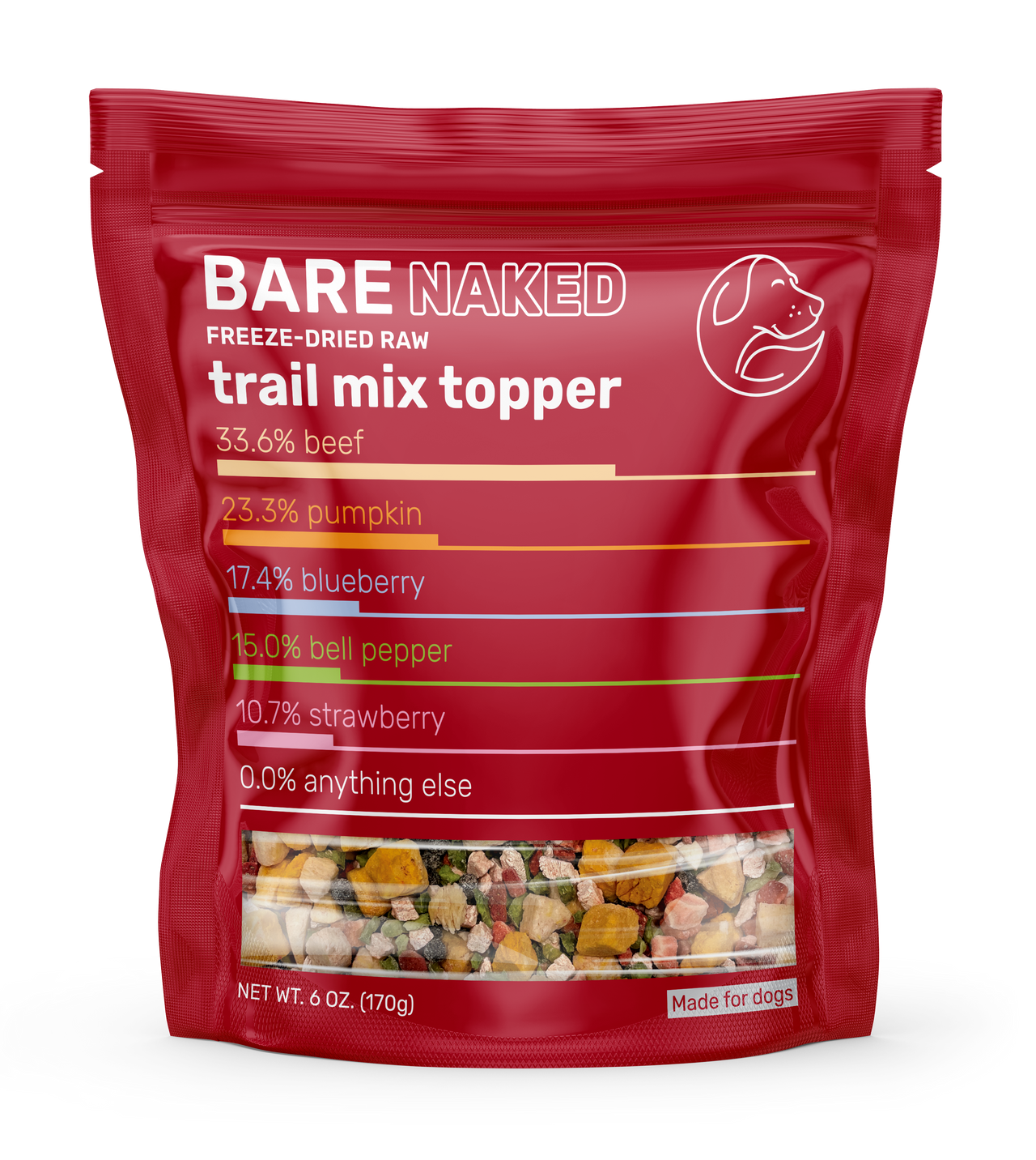 BareNaked Dog Food Meal Mixer - Beef, 6oz