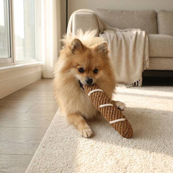 Handcrafted Baguette Pet Toy