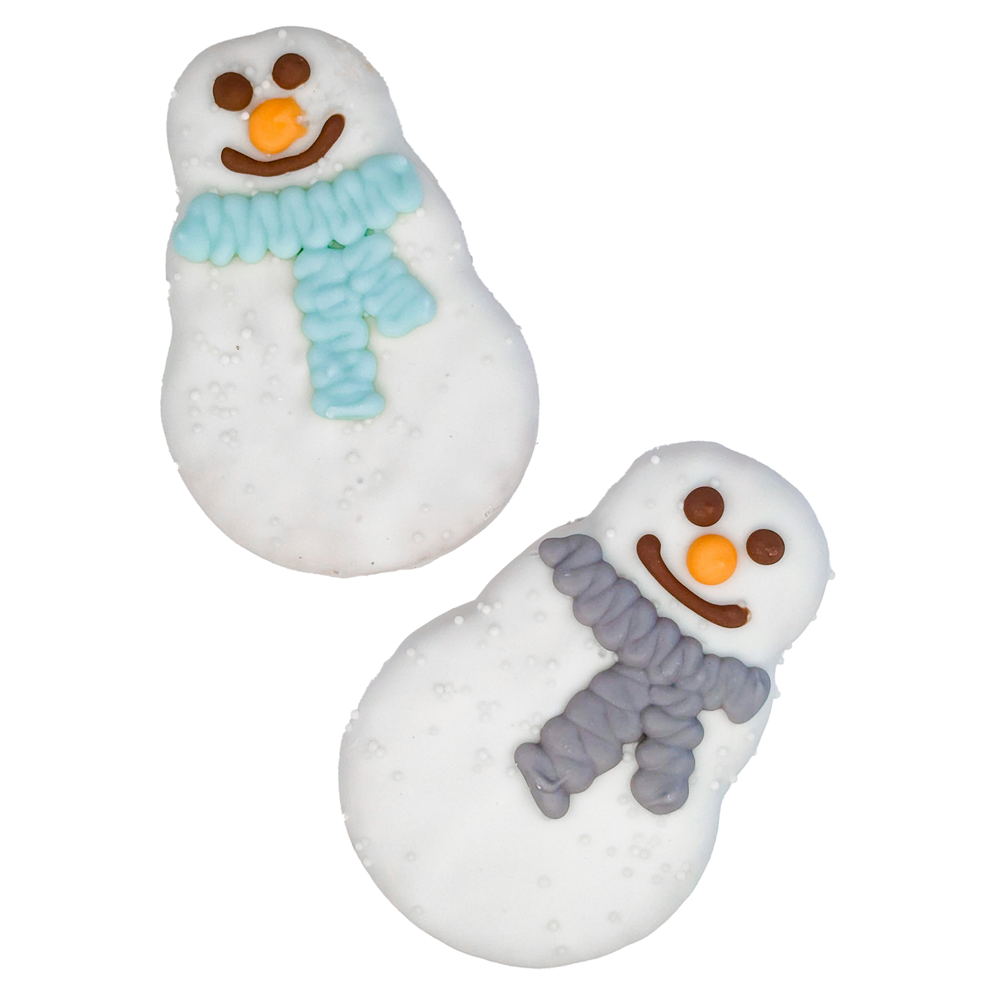 Snowmen with Scarf Cookie