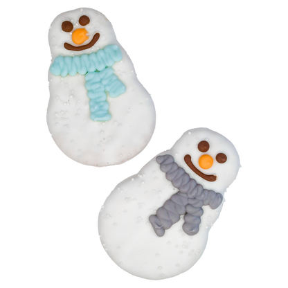 Snowmen with Scarf Cookie