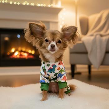 Soft Dog Pajamas - Dinos