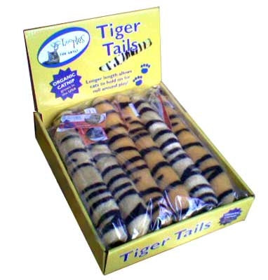 Tiger Tails Organic Catnip Toy assorted